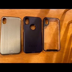 Lot of 3 iPhone X/Xs cases